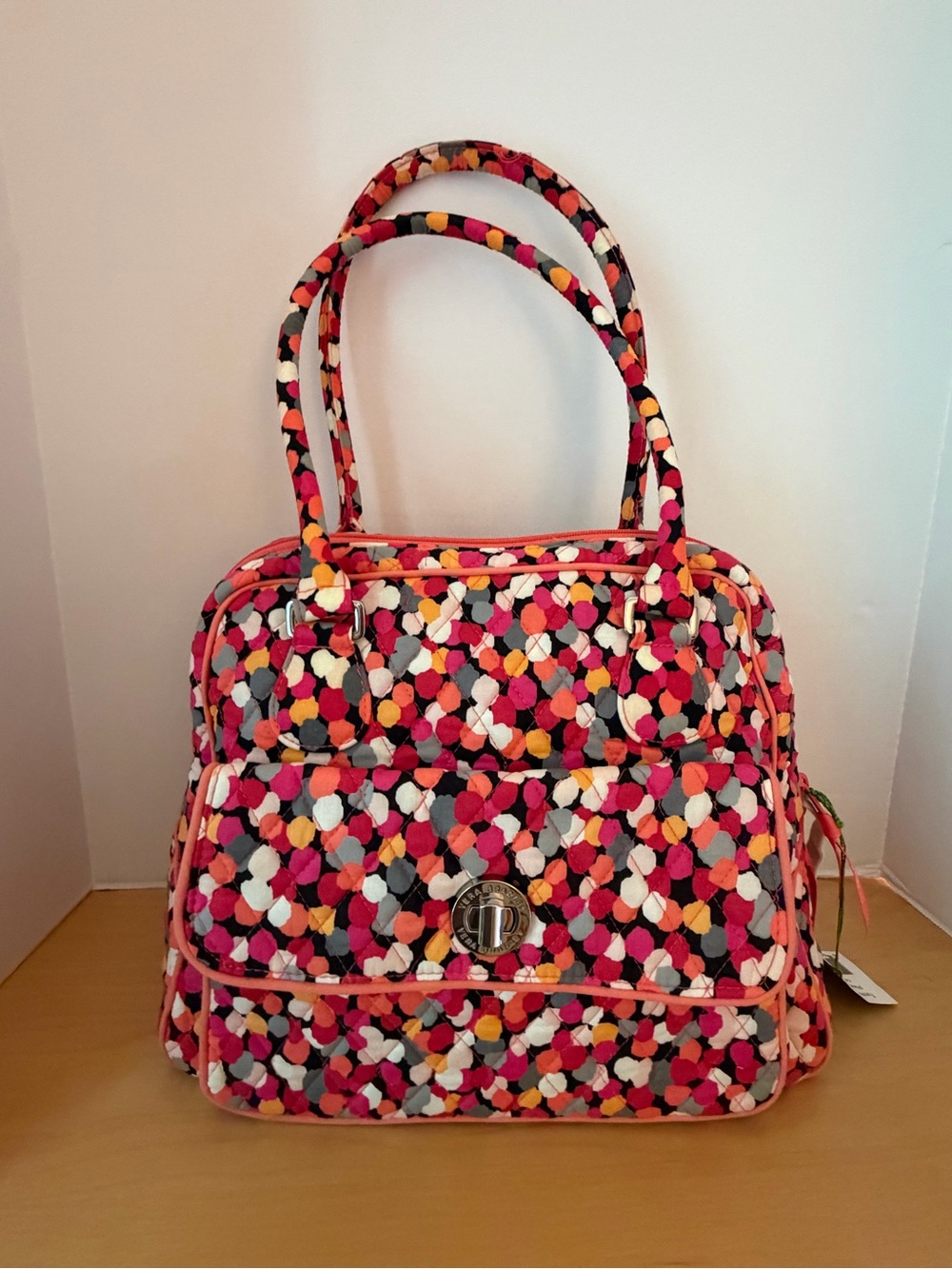 Vera Bradley, new Quilted Multicolor Pattern Tote Handbag